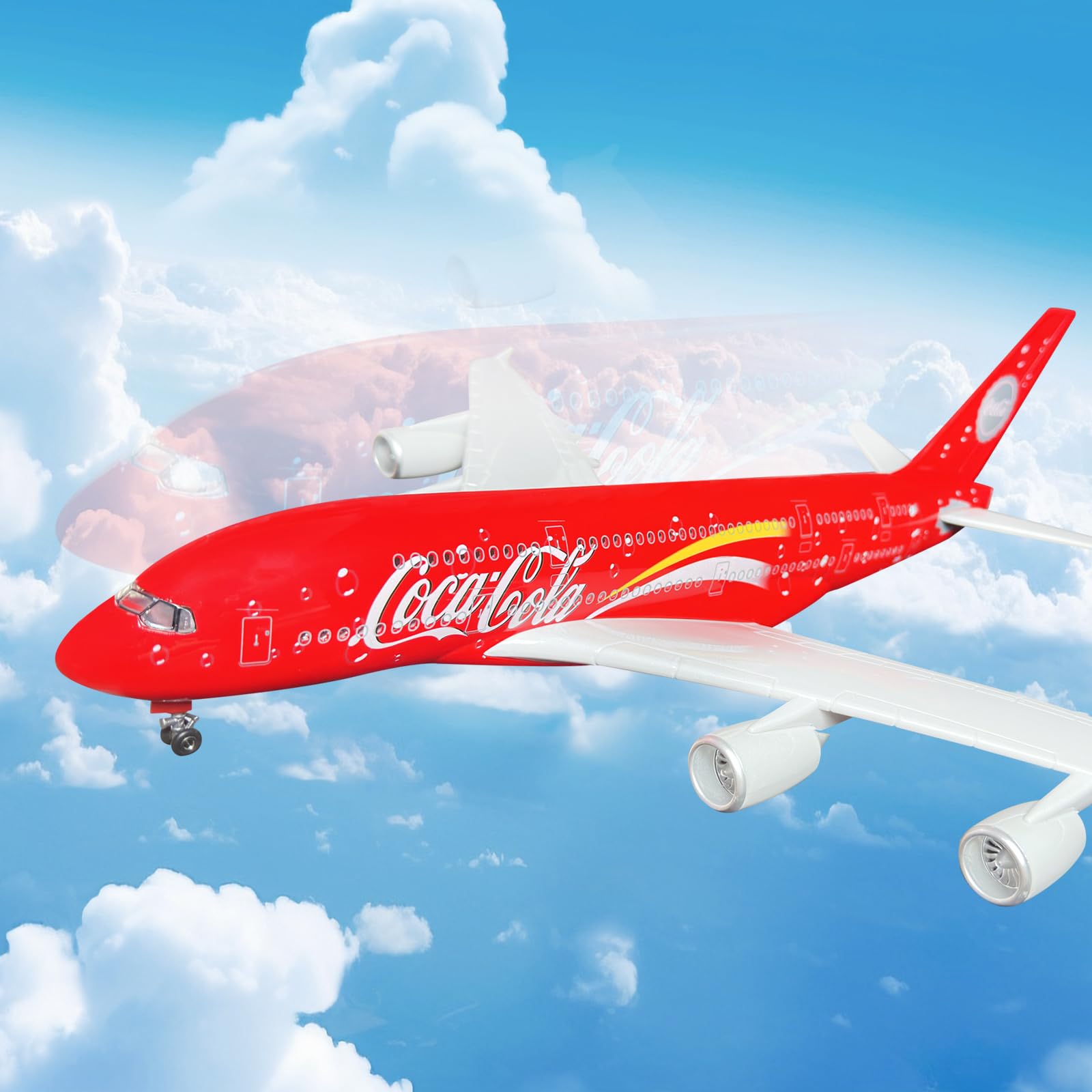 Amazon.com: Bswath Large Model Airplane 1:160 A380 Model Plane